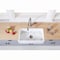 Gourmetier KGKFA361810LD 36" x 18" SGL Bowl Farmhouse Kitchen Sink, Drain & Rack KGKFA361810LD - alternate 3